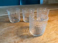 4 besondere kleine Gläser, Trinkgläser mit Struktur Bayern - Grassau Vorschau