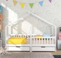 Kinderbett 90x200 Neu Jugendbett Holzbett Hausbett Bett Schublade Hamburg - Harburg Vorschau