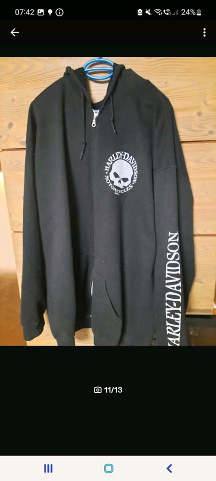 Harley davidson hoodies, T shirt, pullover ,4 xl in Zellingen