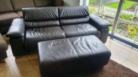 Leder Sofa + Sitzer Hocker Nordrhein-Westfalen - Erndtebrück Vorschau