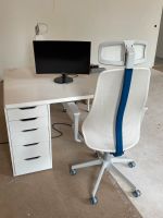 Schreibtischstuhl Bürostuhl weiß blau verstellbar ( WIE NEU!) Thüringen - Erfurt Vorschau