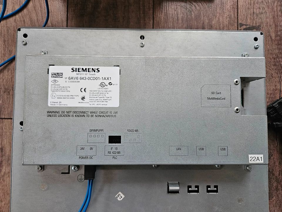 Siemens MP277 + Simatic S7 300 CPU in Pforzheim