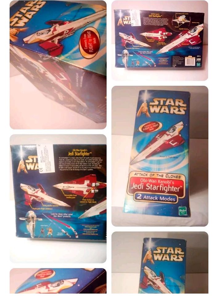 ⭐️ Star Wars Vintage NEU/OVP MISB Obi Wan Kenobi Jedi Starfighter in Oberursel (Taunus)