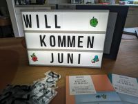 Lightbox/Leuchttafel mit Buchstaben und Extra Symbolen München - Milbertshofen - Am Hart Vorschau