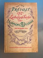 Erstausgabe: Prévost, Die Liebesgeschichte der Manon Lescout Hessen - Wiesbaden Vorschau