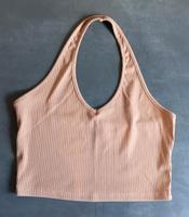 hellbraunes kurzes Neckholder Top S von Shein Bayern - Simbach Vorschau