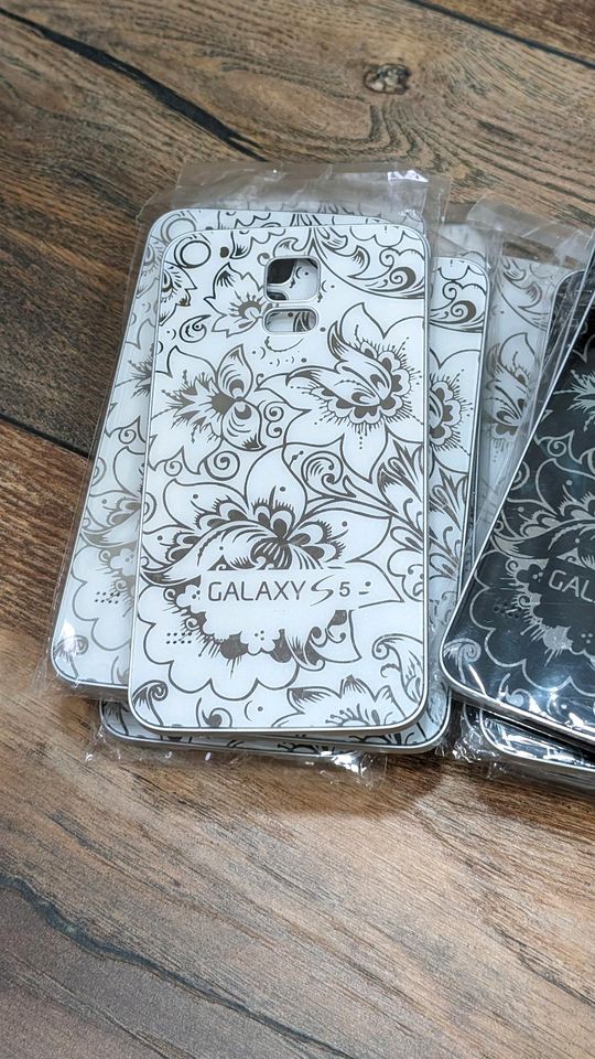 Designer SET Handy Cover Hüllen Rückwand Galaxy S5 "Chochloma" in Rahden