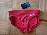 kurze Sporthose (Bikinischnitt) von Nike, rot, Dri-Fit Laufen, S Düsseldorf - Pempelfort Vorschau