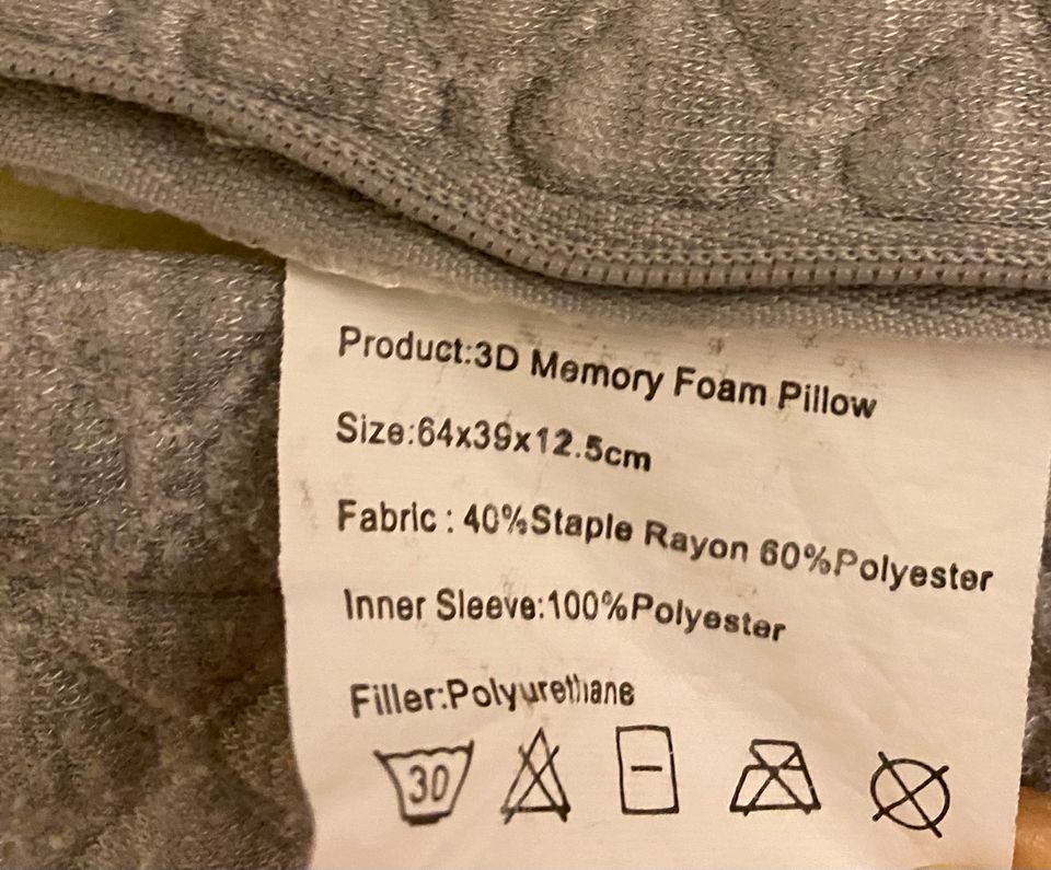 Misiki Nackenstützkissen Memory Foam in Verden