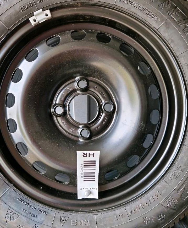 4x Nagelneu 165 70 R14 81T Dunlop Winterreifen VW UP Stahlfelgen in Detmold