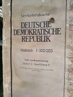 DDR Landkarte Verkehrskarte original 1:300.000 Sachsen-Anhalt - Genthin Vorschau