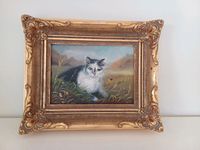 Gemälde Neise  Bild Malerei Kunst Katze Sammler Baden-Württemberg - Magstadt Vorschau