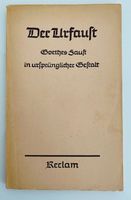 Goethe Der Urfaust -in ursprünglicher Gestalt, Reclam 1941 ⭐️⭐️⭐️ Altona - Hamburg Blankenese Vorschau