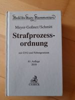 Beck Kommentar StPO Strafprozessordnung Meyer-Goßner/Schmitt Bayern - Fürstenzell Vorschau