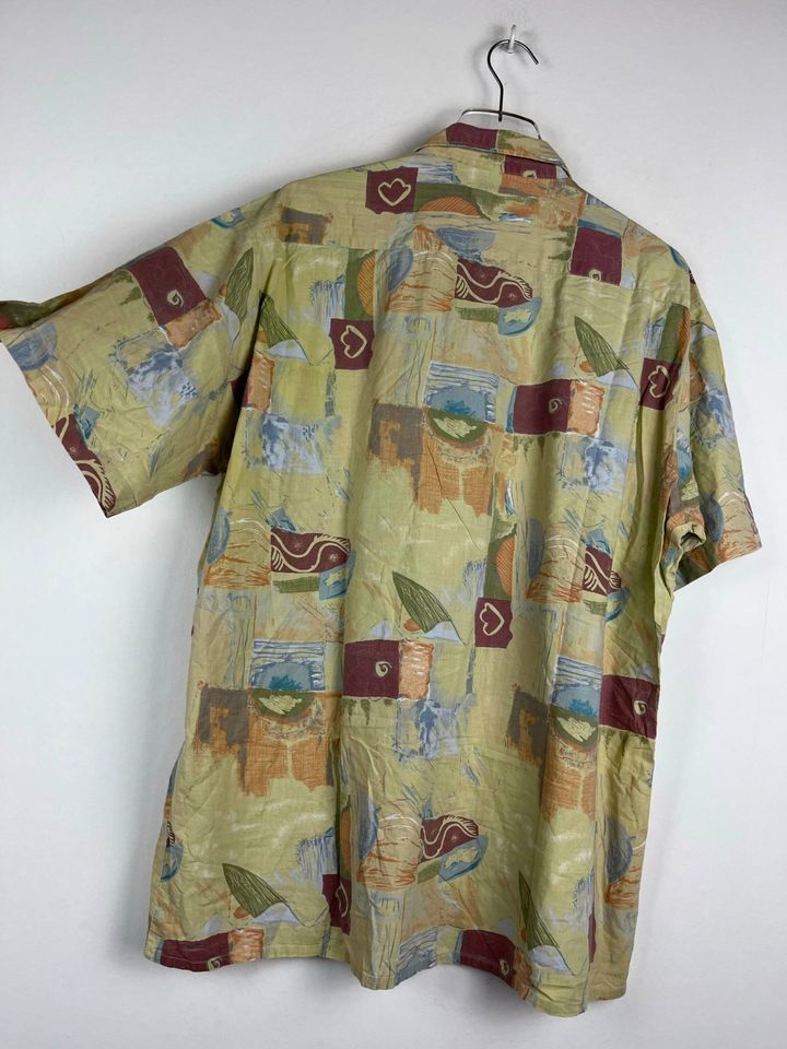 Vintage Crazy Pattern Hemd - Retro Shirt - Oldschool - 90s -Gr. L in Neuenhaus