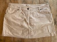 Rock Minirock Vero Moda beige L 42 Kord Mini Baumwolle Hessen - Neu-Anspach Vorschau