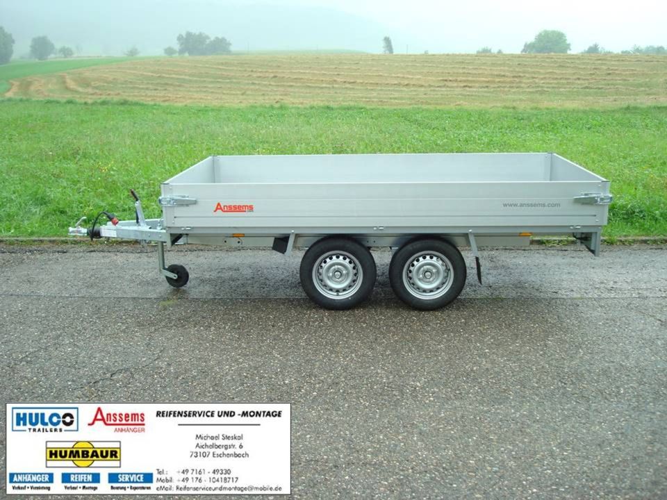 Anssems PLTT1350-251x150x30, neu, gebremster PKW-Anhänger in Hechingen