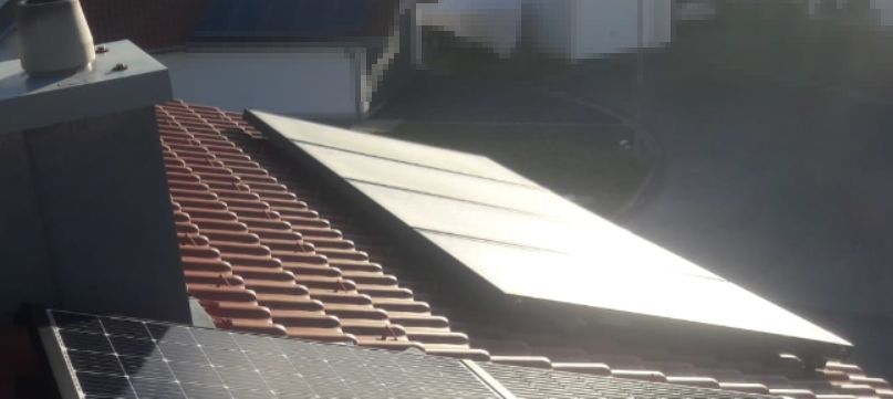 Thermische Solaranlage Vissmann Vitosol 200-F mit Unterkonstr. in Oberreute