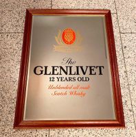 Glenlivet Whisky Werbespiegel, Vintage 38x50 cm Bayern - Weiden (Oberpfalz) Vorschau