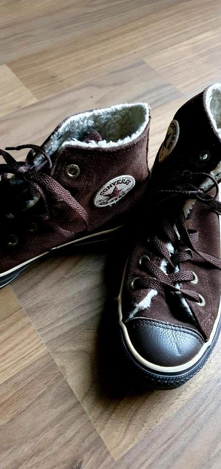 Converse All Star, Schuhe, braun, mit Fell, gefüttert, Gr.  36,5 in Erfurt