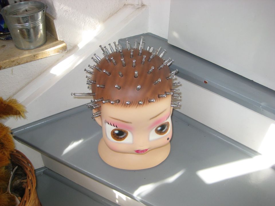 Moderner Übungs-Kopf für Friseure . Freezee 3 D . In der Box in Dinslaken