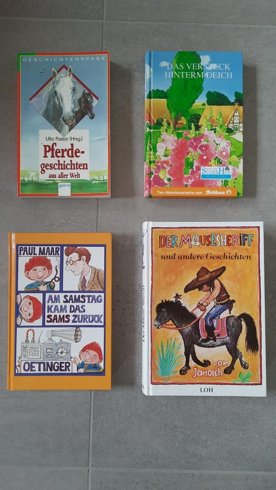 4 Kinderbücher (Pferde, Neues vom Süderhof, Das Sams, Janosch) in Ankum