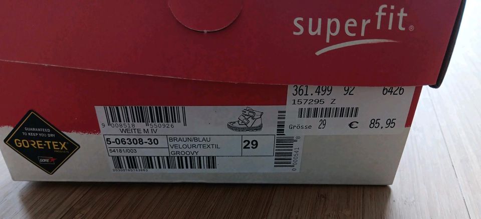 Superfit Schuhe, Gr. 29 * 4,79 € VERSAND * in Kulmbach