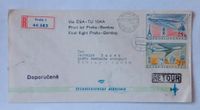 1959 Tschechoslowakei "Praha -Bombay" R-Brief Luftpost Brief Nordrhein-Westfalen - Velbert Vorschau