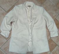 H&M Damen Blazer Jacke Creme, geraffter Arm Gr.M / 38 Schleswig-Holstein - Jarplund-Weding Vorschau