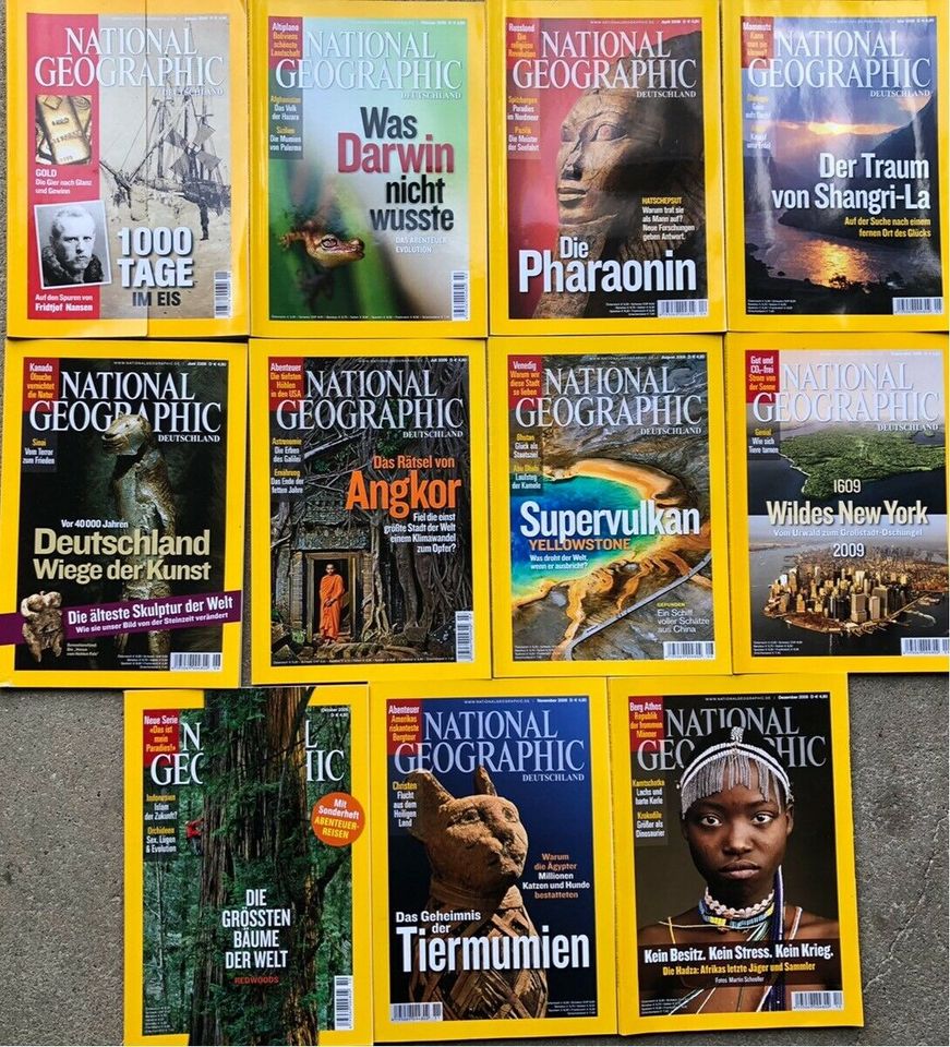 National Geographic❗️Hefte Zeitschrift deutsch Wissen ❗️1999-2014 in Nottuln