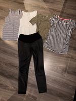 Paket Umstandsmode Mama T-Shirt Umstandsleggins Leder Gr. S M Bayern - Schopfloch Vorschau
