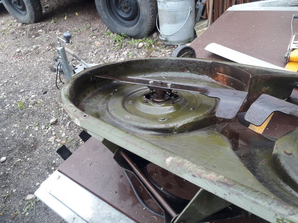 Kommunal Profi Doppel Mähwerk Aufsitzmäher Gutbrod John Deer in