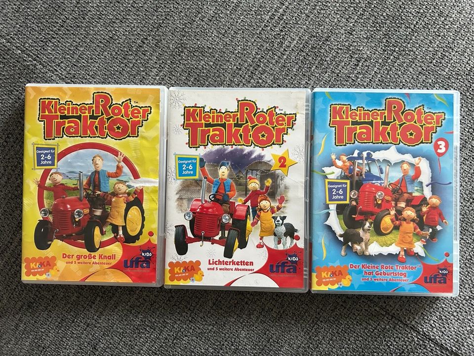 3 Stück DVDs „Kleiner roter Traktor“ in Dresden