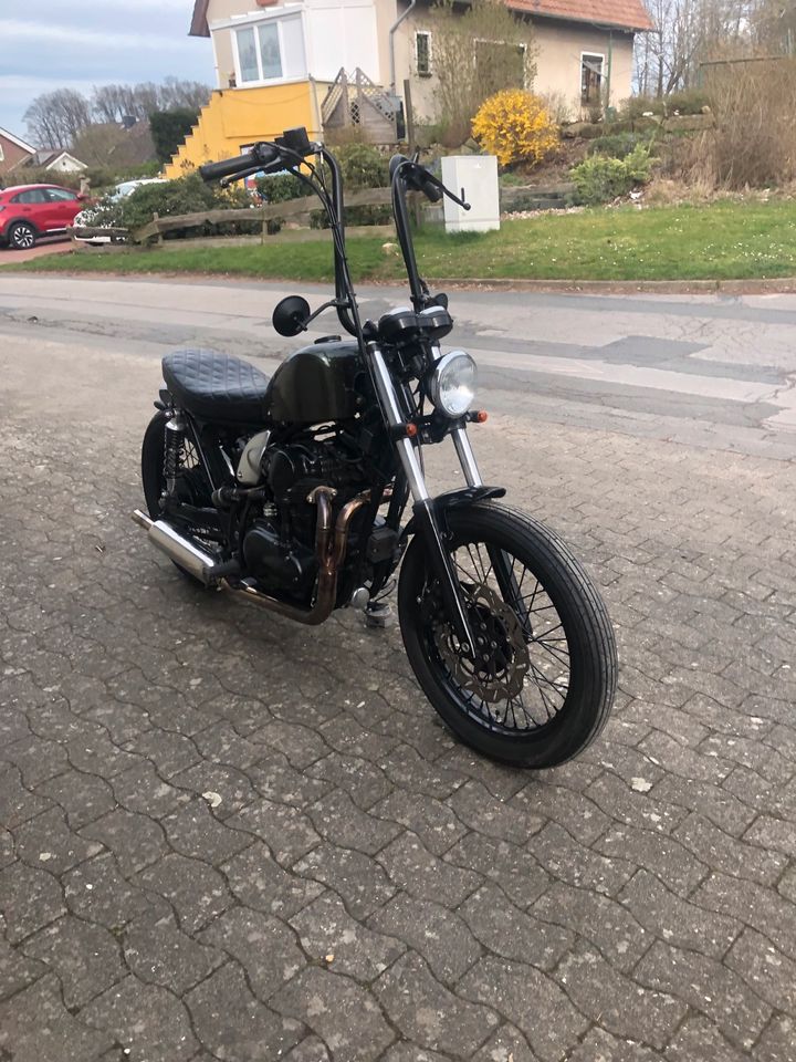 Kawasaki W 650 Chopper Kicker Zard K&N Lufis TÜV heute neu in Holle