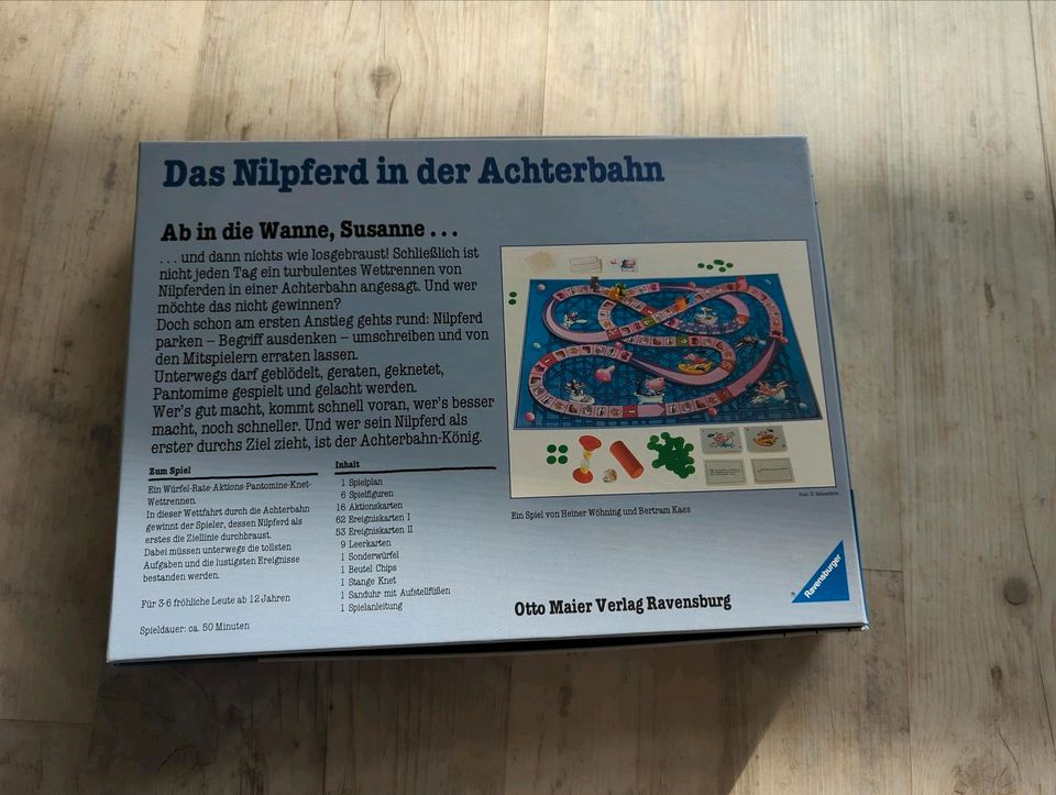 Spiel: Das Nilpferd in der Achterbahn in Marklohe