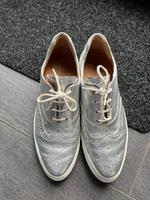 Lloyd Damen Budapester Schnürer Halbschuh Leder Silber Nordrhein-Westfalen - Hattingen Vorschau