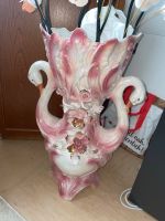 Porzellan vase schwan Bodenvase rosa weiß gold 70 cm antik Berlin - Neukölln Vorschau