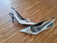 Pumps Slingpumps Gr.37 silber Heine Bayern - Stockstadt a. Main Vorschau