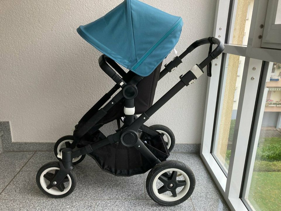 Bugaboo Bufallo Kinderwagen petrol - komplettes Set! in Mannheim