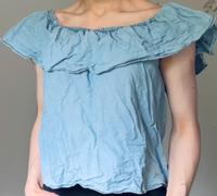 Mango Jeans Bluse S Oberteil Sommer modern Brandenburg - Großbeeren Vorschau