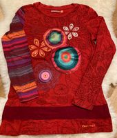 DESIGUAL Rotes Langarmshirt Pailletten 13/14 Nordrhein-Westfalen - Overath Vorschau