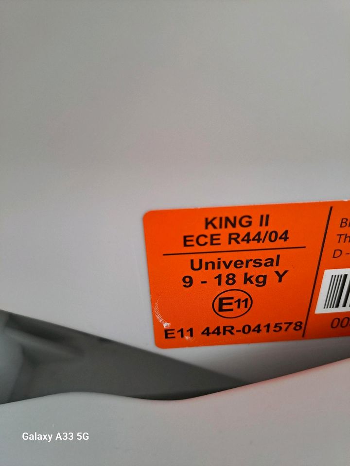 Britax Römer King 2 LS Kindersitz in Lohnsfeld