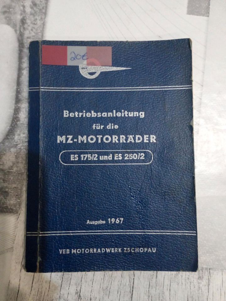 Betriebsanleitung MZ-Motorräder in Abbenrode