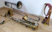 Antik Musikinstrumente Saxophon Deko Bayern - Mainburg Vorschau