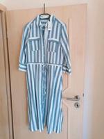 Opus Leinen Hemdblusenkleid Weife 36 blau weiß neu mit Etikett Bayern - Karlshuld Vorschau