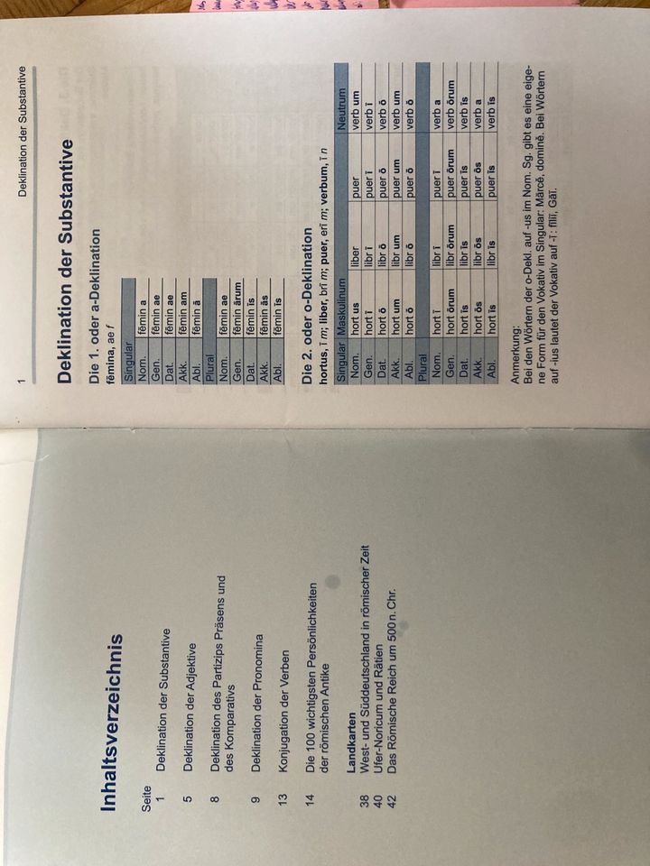 Latein Wörterbuch Pons + Zusätze für Uni-Kurs in Freiburg im Breisgau