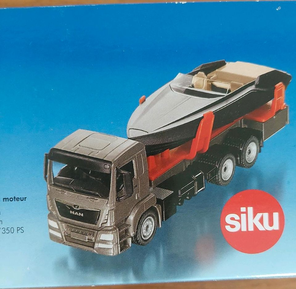 Siku Super 2715 MAN LKW mit Motorboot in Stotternheim