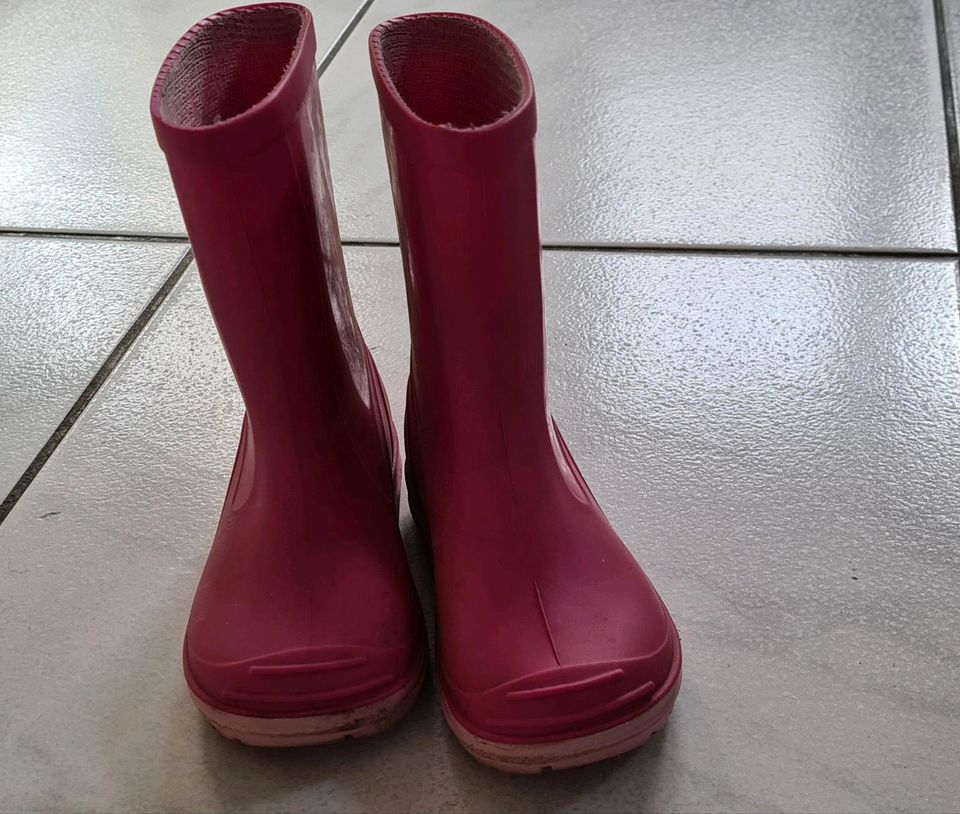 Gummistiefel, Größe 22, pink, Mädchen in Senden