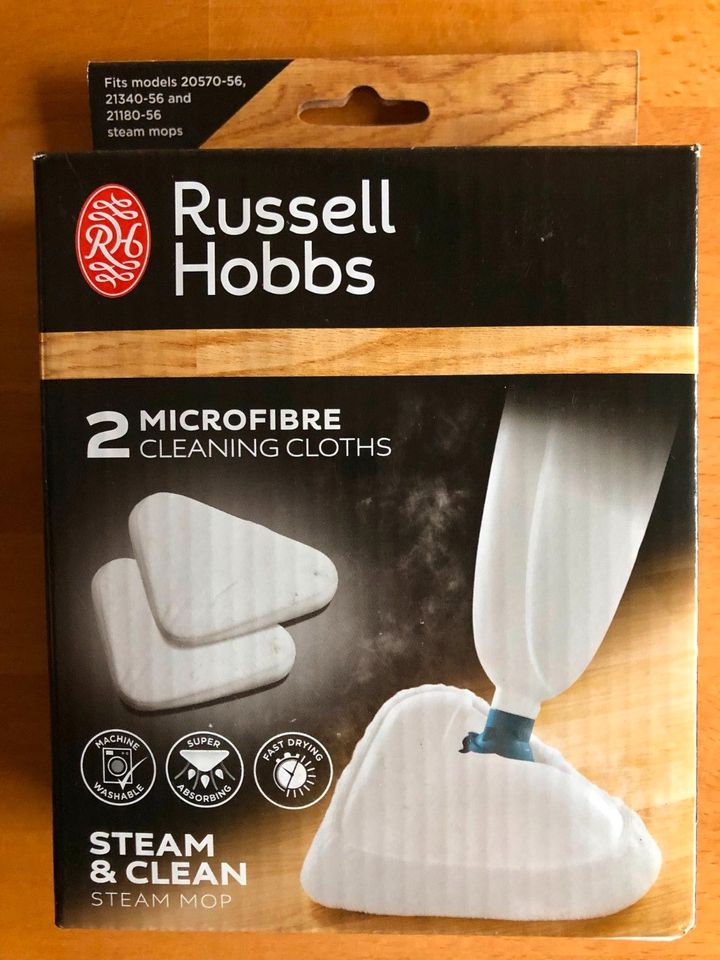 3x 2 Russell Hobbs Microfaser Dampfreiniger Reinigungsbezüge NEU in Büchen