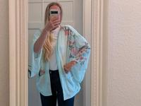EDC Esprit Kimono Asien Jacke Päckchen Blumen Altona - Hamburg Sternschanze Vorschau